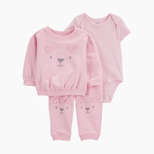 Carter's Baby 3-Piece Little Character Set - Pink, 9 M