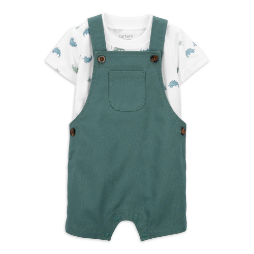 Carter's Child of Mine Baby Boy Overalls Set, 2-Piece, Sizes 0/3-24 Months