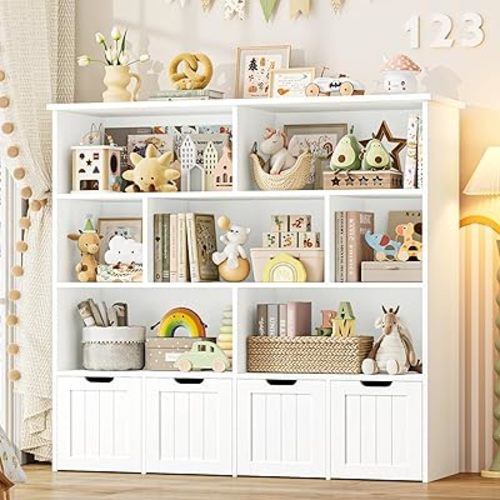 Toy Storage Organizer with Movable Drawer Toy Organizer for Kids