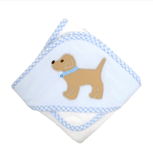 Lab Puppy Hooded Towel Set