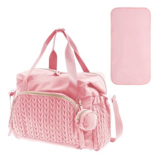 Ikoopy Diaper Bag Tote Sturdy Kids Diapers Bag Versatile Traveling Diaper Bags Portable Baby Bag with Pacifier Case Easy to Clean Mom Hospital Bag for Babies