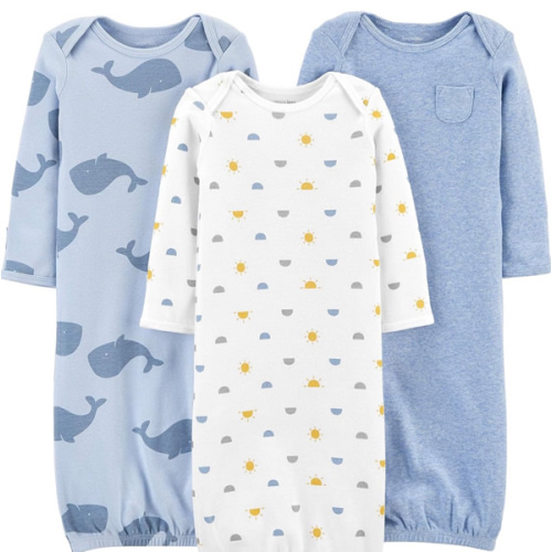 Simple Joys by Carter's Baby Boys' Cotton Sleeper Gown, Pack of 3