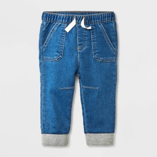 Baby Boys' Denim Pants - Cat & Jack™ Medium Wash 6-9M