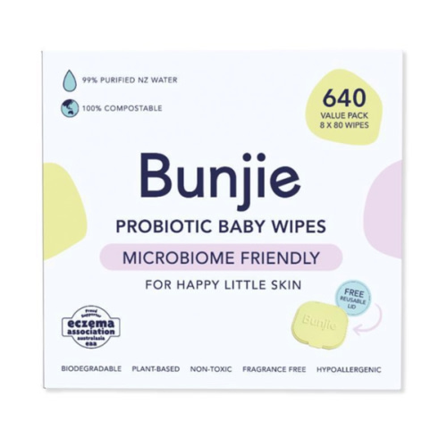 Bunjie Baby Wipes 8x80 Wipes