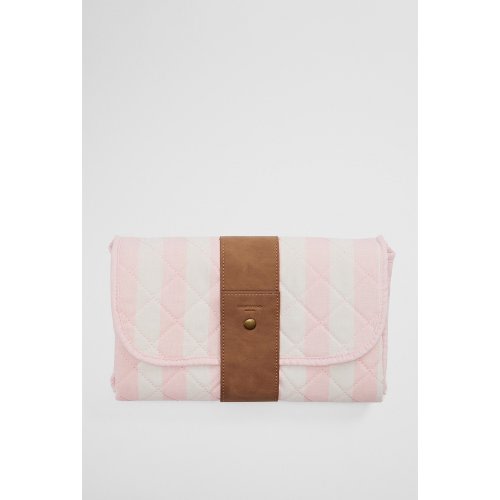 Mineral Pink Stripe Change Mat - Accessories | Country Road