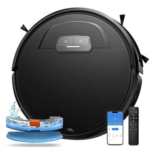 Robot Vacuum V3 Pro – Fully automatic cleaning with mopping function, smart navigation, and app control for effortless cleaning