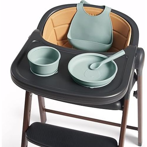 High Chair for Babies and Baby Feeding Set