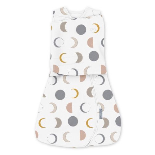 SwaddleMe by Ingenuity Arms Free Convertible Swaddle Wrap - Happy Elephants
