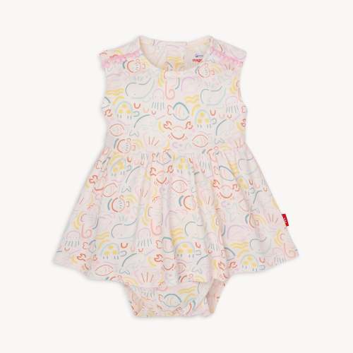 so-fish-ticated modal magnetic little baby bodysuit dress – Magnetic Me