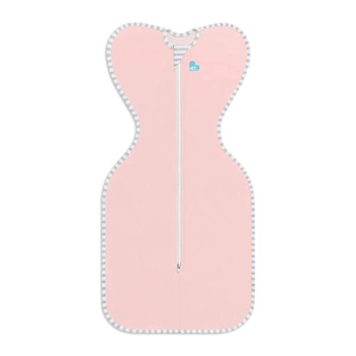 Love To Dream Swaddle UP Self-Soothing Sleep Sack 8-13 lbs., Dramatically Better Sleep, Snug Fit Calms Startle Reflex, 1.0 TOG, Dusty Pink, Small