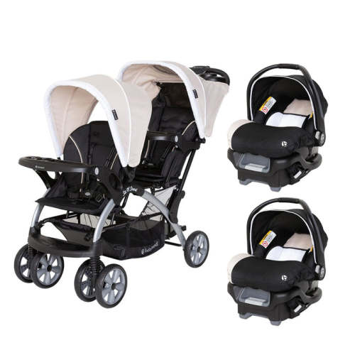 Baby Trend Sit N Stand Baby Double Stroller and 2 Infant Car Seat Comb — buybuy BABY