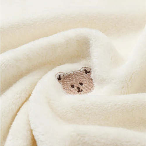 Snuggle Warm Baby Blanket with Embroidery Detail