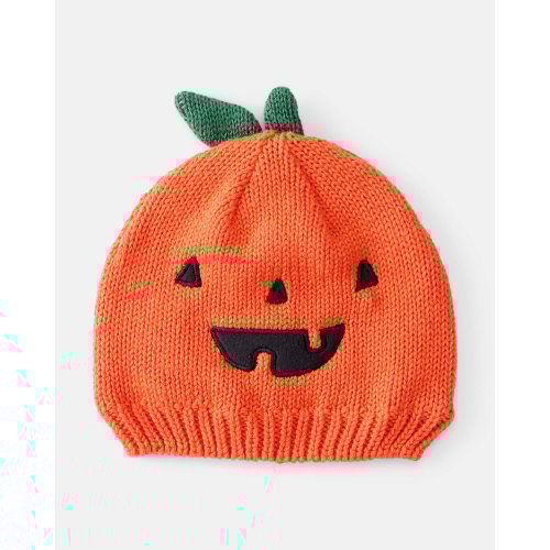 Baby Jack-O-Lantern Halloween Pumpkin Crochet Cap - Orange - Carter's | Carter's