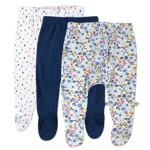 3-Pack Organic Cotton Footed Pants | Honest Baby Clothing