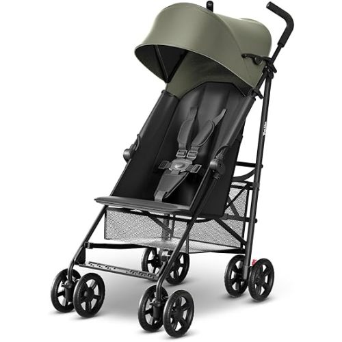 Mama & Baby Trek Lite Lightweight Baby Stroller - Compact Fold, Multi-Position Recline, Travel Umbrella Stroller with Carry Strap, Large Storage and Cup Holder