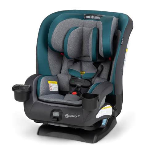 Safety 1st Everslim DLX Slim Convertible Car Seat– A 4-in-1 Convertible Child Safety Car Seats; Baby Car Seats for 5-100 lbs, High Street