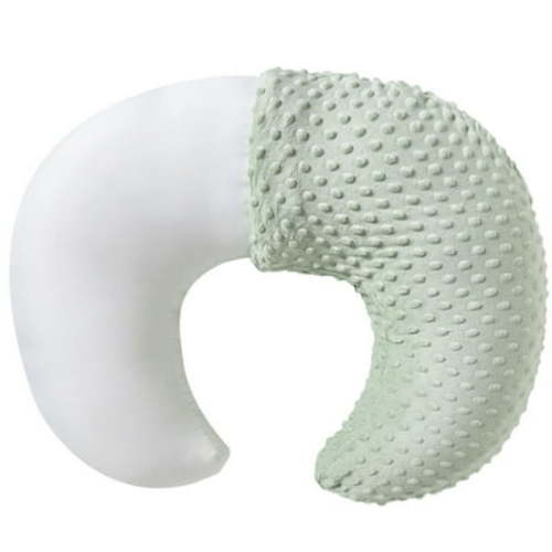 Nursing Pillow and Positioner with Cover for Breastfeeding and Bottle Feeding, Propping Baby, Tummy Time, Baby Sitting Support, Awake-Time Support (Pillow Only, 22" x 17.7" x 5.9")