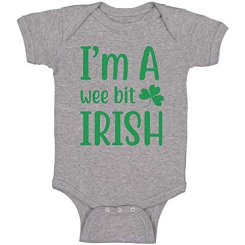 Cute Rascals Custom Baby Bodysuit I Am A Wee Bit Irish St Patrick's St Patty Irish Ireland Cotton