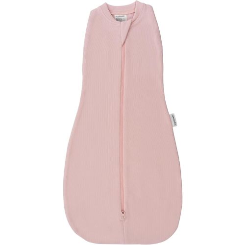 Tiny Twinkle Baby Sleep Sack 0-3 Months 1.0 TOG, Cotton & Elastane Wearable Blanket, Swaddle Transition Micro-Fleece, Machine Washable(Pink)