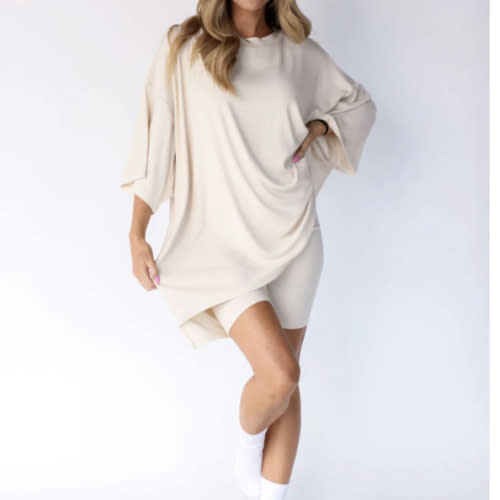 Small All Weekend Long Set Oatmeal – The Foxy Kind