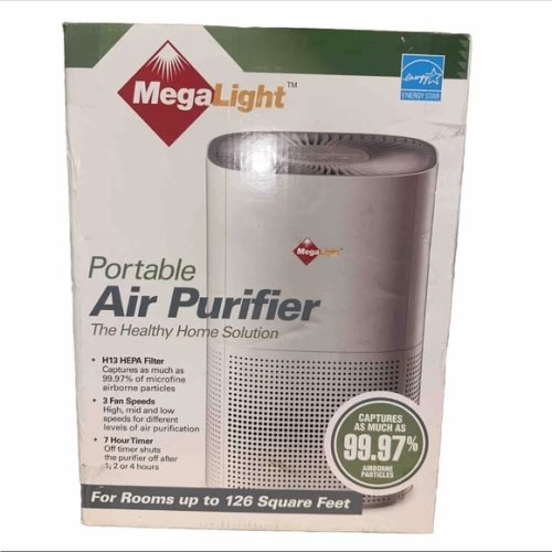 Megalight Portable Air Purifier Small (126 square feet)