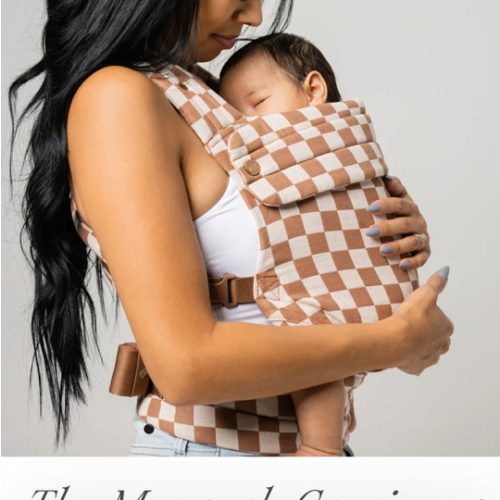 The Monarch Carrier - Mocha Check – Mabē
