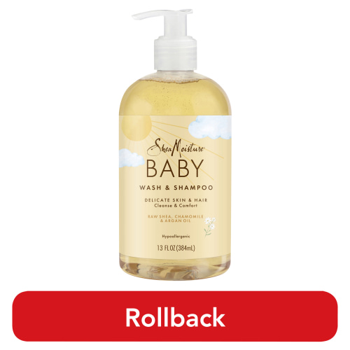 SheaMoisture Baby Wash & Shampoo with Raw Shea, Chamomile and Argan Oil, 13 oz