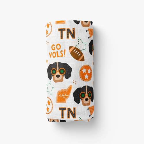 Tennessee Football Baby Swaddle | Tennessee Swaddle | Tennessee Football Blanket | Tennessee Baby Gift | Vols Baby Gift