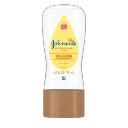 Johnson's Baby & Kids Moisturizing Oil Gel with Shea & Cocoa Butter, Nourishes, 6.5 fl oz
