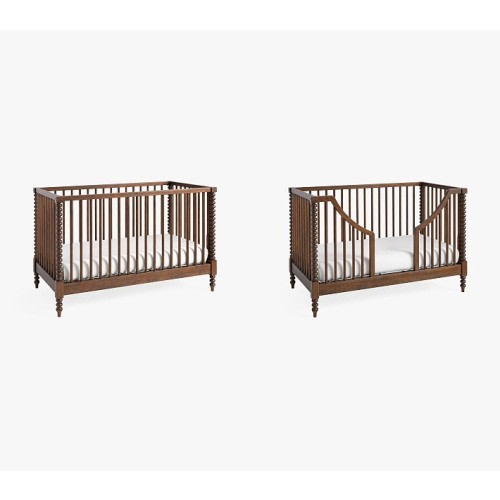 Chris Loves Julia Turned Wood Convertible Crib