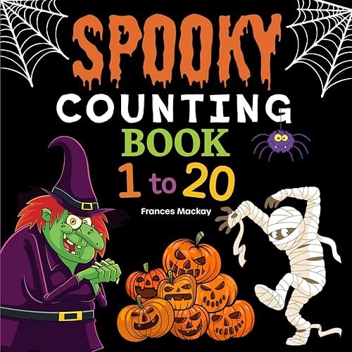 Spooky Counting Book 1 to 20 (Counting Books) Paperback – August 8, 2024