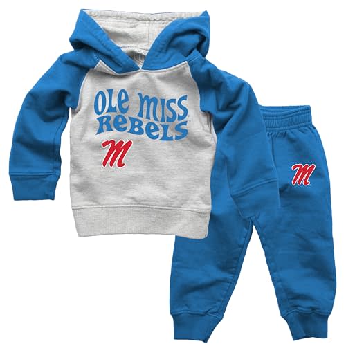 Wes and Willy Infant and Toddler College Pant and Hoodie Set