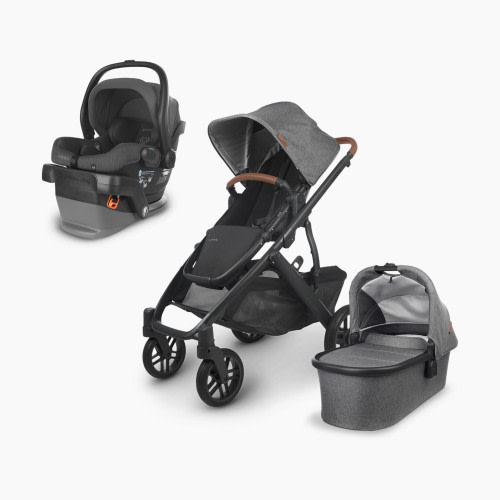 UPPAbaby MESA V2 Infant Car Seat & VISTA V2 Stroller Travel System - Mesa V2 Greyson/Vista V2 Greyson