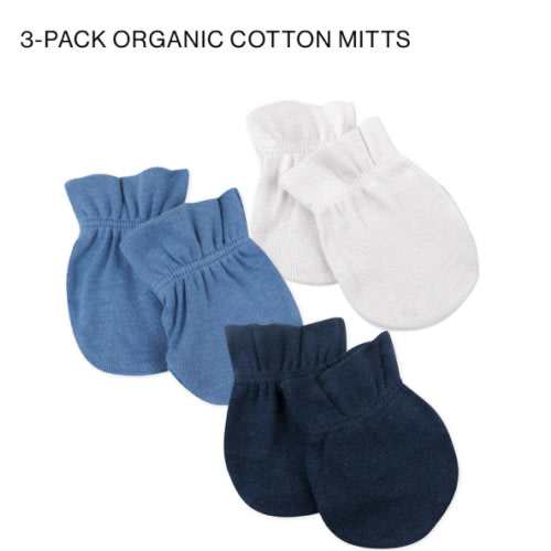 3-Pack Organic Cotton Mitts | Honest Baby Clothing