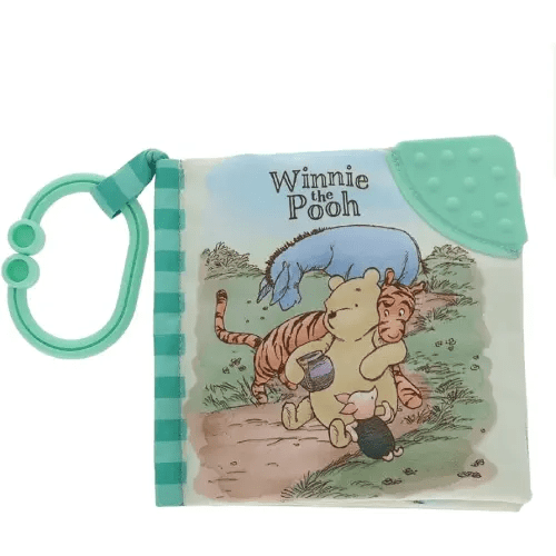 KIDS PREFERRED Winnie The Pooh Soft Book with On The Go Clip, 5 Inches