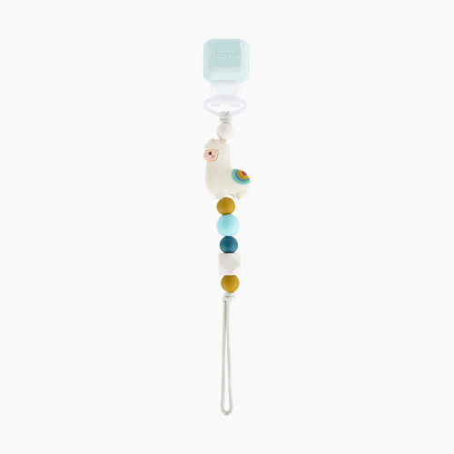 Loulou Lollipop Darling Pacifier Clip - Llama
