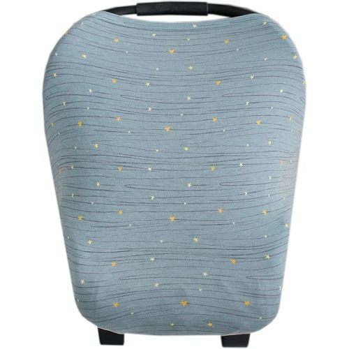 Copper Pearl Multi-Use Cover: Car Seat Covers, Nursing Cover, and Stroller Cover for Sun - Stretchy Fabric, All-Season Use, Stylish Designs, Easy Access for Moms - Starlight