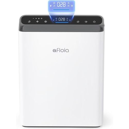Air Purifier for Home Large Room Bedroom Up to 2000Ft² with PM2.5 Display Air Quality Sensor&Smart Auto Mode, 3-Stage Filter Cleaner Odor Eliminator, Remove Pet Dander Pollen Allergy Dust Mold Smoke
