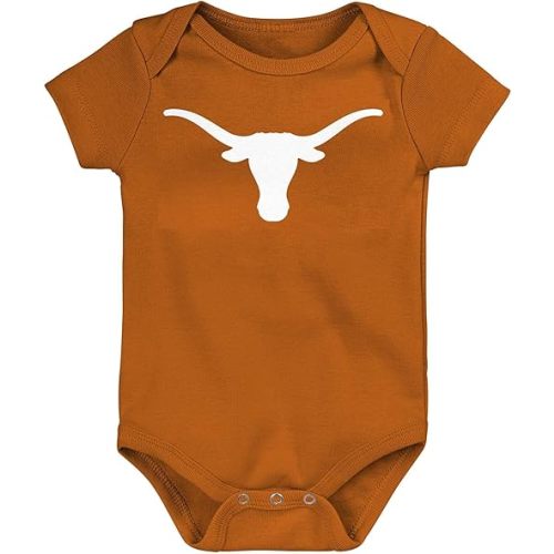 Outerstuff NCAA Officially Licensed Newborn & Infants 0-24 Months Primary Logo Creeper Bodysuit Romper