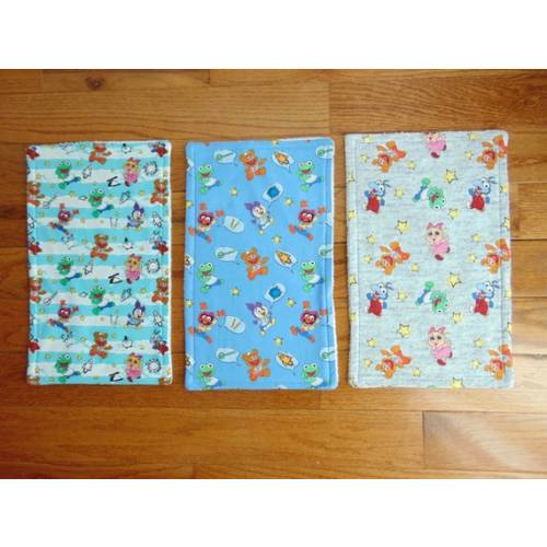 Set of 3 Muppet Babies Burp Cloths - Etsy