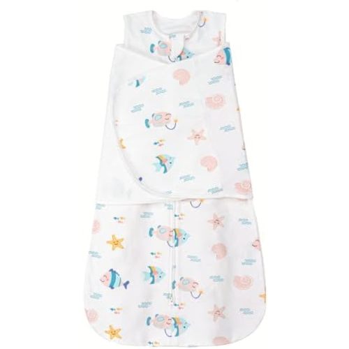 ZIGJOY Sleep Sack Swaddle 1.0 TOG Baby Wearable Blanket 100% Cotton Baby Swaddle Blanket for Newborns