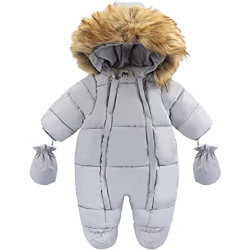 Tumaron Baby Girl Winter Snowsuit Toddler Jacket Clothes For Boy Infant Jumpsuit Hoodied