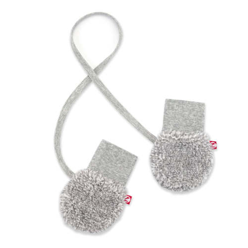 Furry Mitten - Heather Gray – Zutano