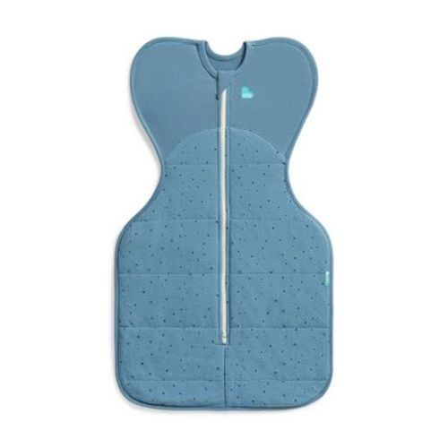 Love to Dream Swaddle Up Warm - Cotton 2.5 TOG Storm Blue Pebbles - Newborn