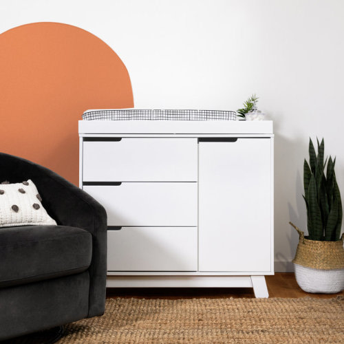 babyletto Hudson 3-Drawer Changer Dresser with Removeable Changing Tray & Reviews | Wayfair