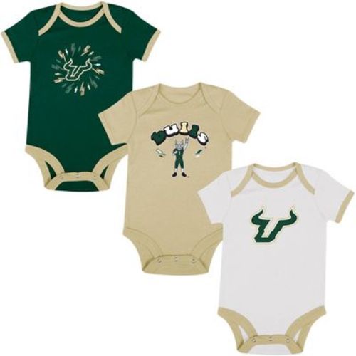3-6 months Ncaa South Florida Bulls Infant 3pk Bodysuit