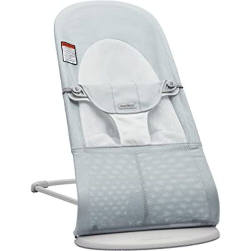 BabyBjörn Bouncer Balance Soft, Mesh, Silver/White