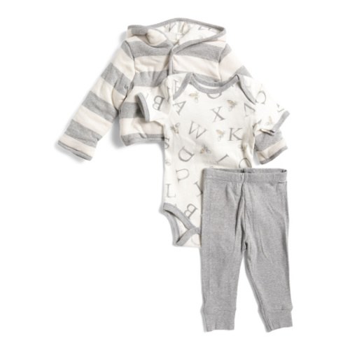 Newborn 3pc Rugby Bodysuit Jacket And Joggers Set | Kids & Baby | T.J.Maxx