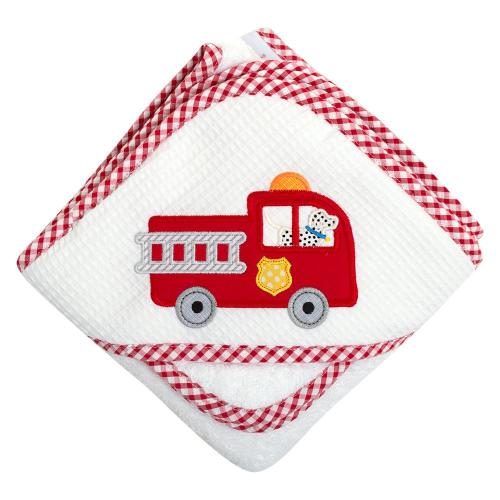 Firetruck Boxed Hooded Towel Set– 3Marthas