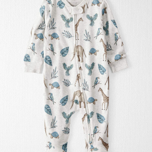 Safari Print Baby Organic Cotton Safari-Print Sleeper | Carter’s Oshkosh Canada
